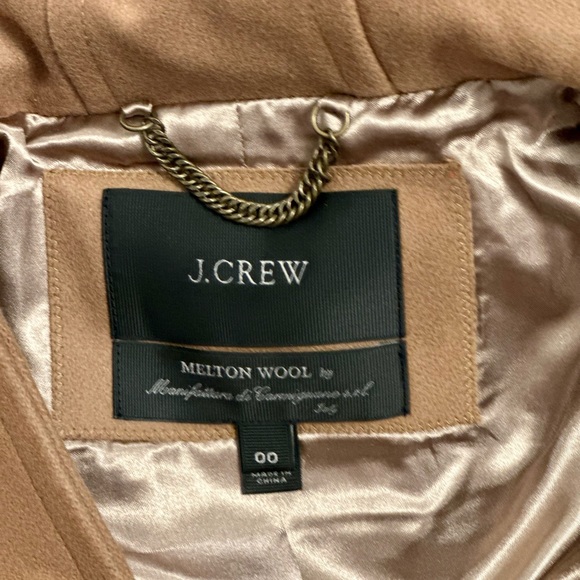 J.Crew Melton Wool Duffle Coat warm camel - Picture 6 of 6